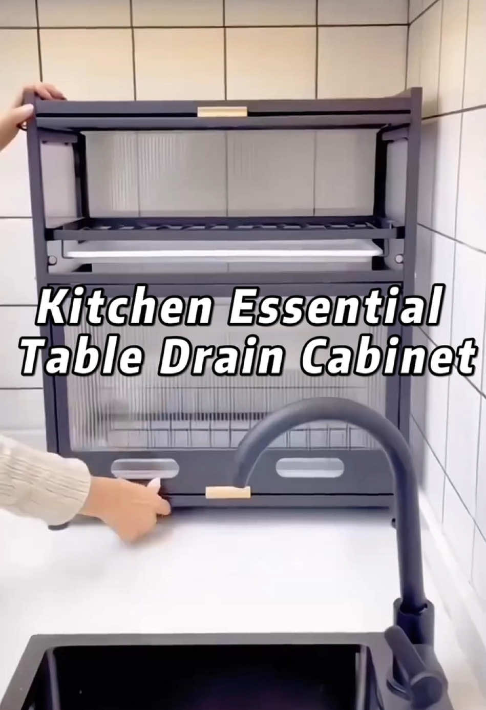 A must-have in the kitchen, a multifunctional storage table drain cabinet#janjibestdeal #storagecabinet #foldablestorage #foldablestoragecabinet #foldablestoragerack #storagecabinetforkitchencam #storagecabinetrack #storagecabinetmurahlastik #storagecabinetviral #cabinetstorageorganizer #storagecabinetbertutup