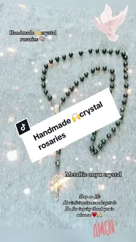 Get your prayer 🙏 rosary 📿 I hand make all kinds of rosaries. I have all sizes 😍from car 🚙 rosaries, to pray 🙏 and wear rosaries 📿 and even for home decor rosaries 📿 please message me if you would like to place a order 😍my shop is on instagram at: Marisdivinestonesandcrystals thank you in advance ♥️🙏✨#foryoupageofficiall❤️❤️ #fyppppppppppppppppppppppp #foryourepage #justforyou #jfy #fypage #fypシ゚ #tiktokviral #jfypage #childofgod #blessed #thankful #grateful #tiktokscenescontest #handmade #handmadegifts #handmadejewelry #jewelry #jewelrybusiness #jewelrytiktok #jewelrymaking #jewelrydesigner #healingcrystals #wirewrapping #wirewrap #business #businessowner #businesstiktok #businesswoman #artistsoftiktok #artsandcrafts 