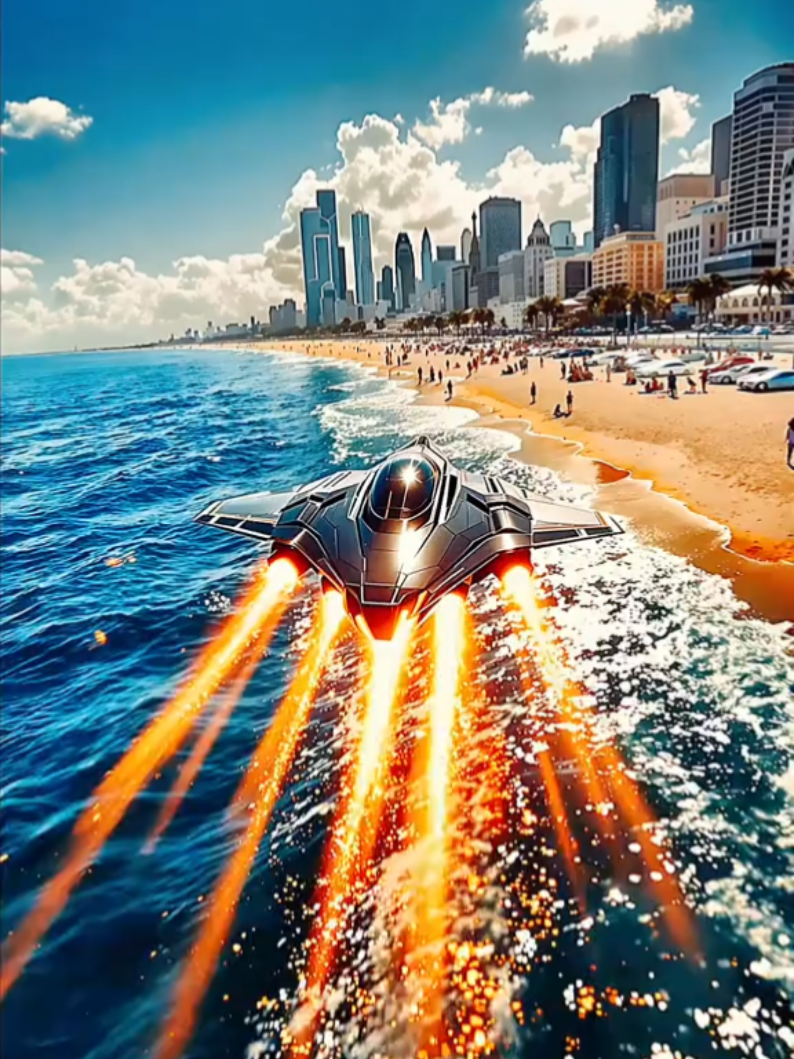 Racing action at the beach 🔥🌊 In this 4k livewallpaper you flying at full speed across the ocean and beach with shocking speed and power 🌊🔥 #creatorsearchinsights #livewallpaper #livewallpapers #4klivewallpaper #ocean #beachvibes #action #speed #racing #power #shocking #epic #adrenaline #aiart #fyp #fyi 