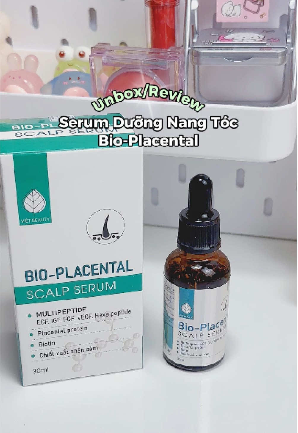Serum Dưỡng Nang Tóc Bio-Placental 🌟🌟🌟 #xuhuong #trending #unboxing #bioplacental #serum #duongtoc #tradaokemsuaaaa 