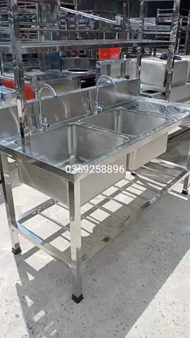 chậu rửa chén inox công nghiệp lớn dùng cho quán ăn #chậu rửa chén inox#chậu rửa công nghiệp#đogiadungthongminh 