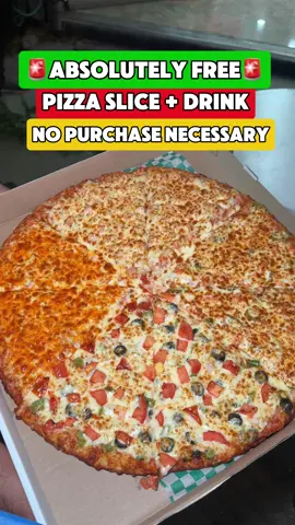 FREE PIZZA SLICE + POP!🚨👀 This is your chance to get a delicious slice of pizza and a drink for ABSOLUTELY FREE!! Cosmic Pizza is celebrating their grand opening at the NEW Danforth location with FREE lunch: 1 pizza slice and 1 drink per person on Monday June 30th 2025 from 11:00AM - 3:00PM. Save the date and make sure to go early! Enjoy. 📍Cosmic Pizza  1309 Danforth Ave, Toronto  #pizza #pizzatok #toronto #torontofood #torontoeats #torontotiktok #danforth #bestpizza #bestfood #viralfood #fyp #foryou #freefood #cheesepizza