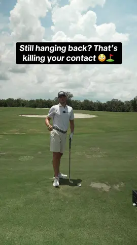 Hanging back is the silent killer of solid contact. 😳 You might feel like you’re making a full swing, but if your weight never shifts forward, you’re setting yourself up for fat shots, thin shots, and zero compression.  The fix? It’s not more rotation—it’s a better move from the ground up. 🤙 Shop @STITCH GOLF in my showcase  #golftok #golftips #golfer 
