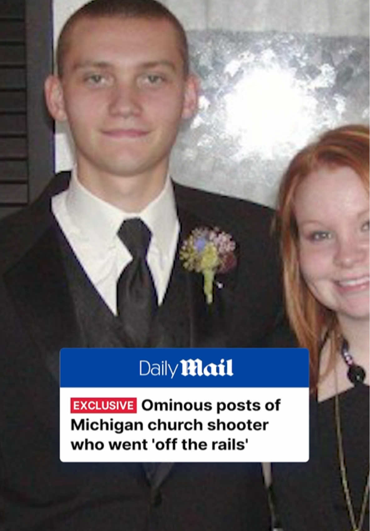 A former West Point hopeful made ominous Facebook posts weeks before he opened fire on a church with an AR-15. Brian Anthony Browning, 31, was shot dead by security guards at CrossPointe Church in Wayne, a suburb of Detroit, on Sunday morning. Exactly four weeks before the shooting, on May 25, Browning posted a screenshot of his Facebook feed making his feelings about the church clear. Read his posts exclusively at DailyMail.com. #news #michigan #church #westpoint 
