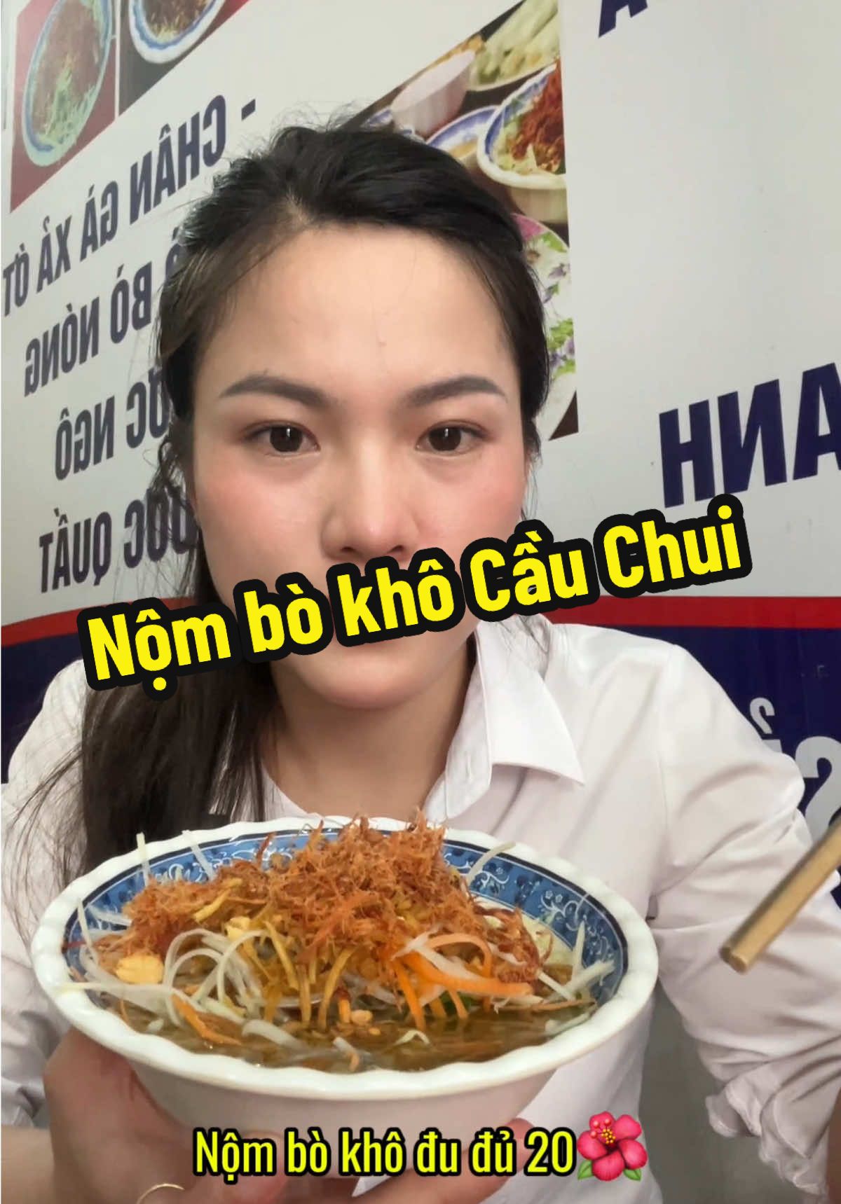Nộm bò khô cô Lan - nộm Cầu Chui  #mukbang #ancungtiktok #xuhướng #xuhuongtiktokkk #bacgiangangi #bacgiang #reviewbacgiang 