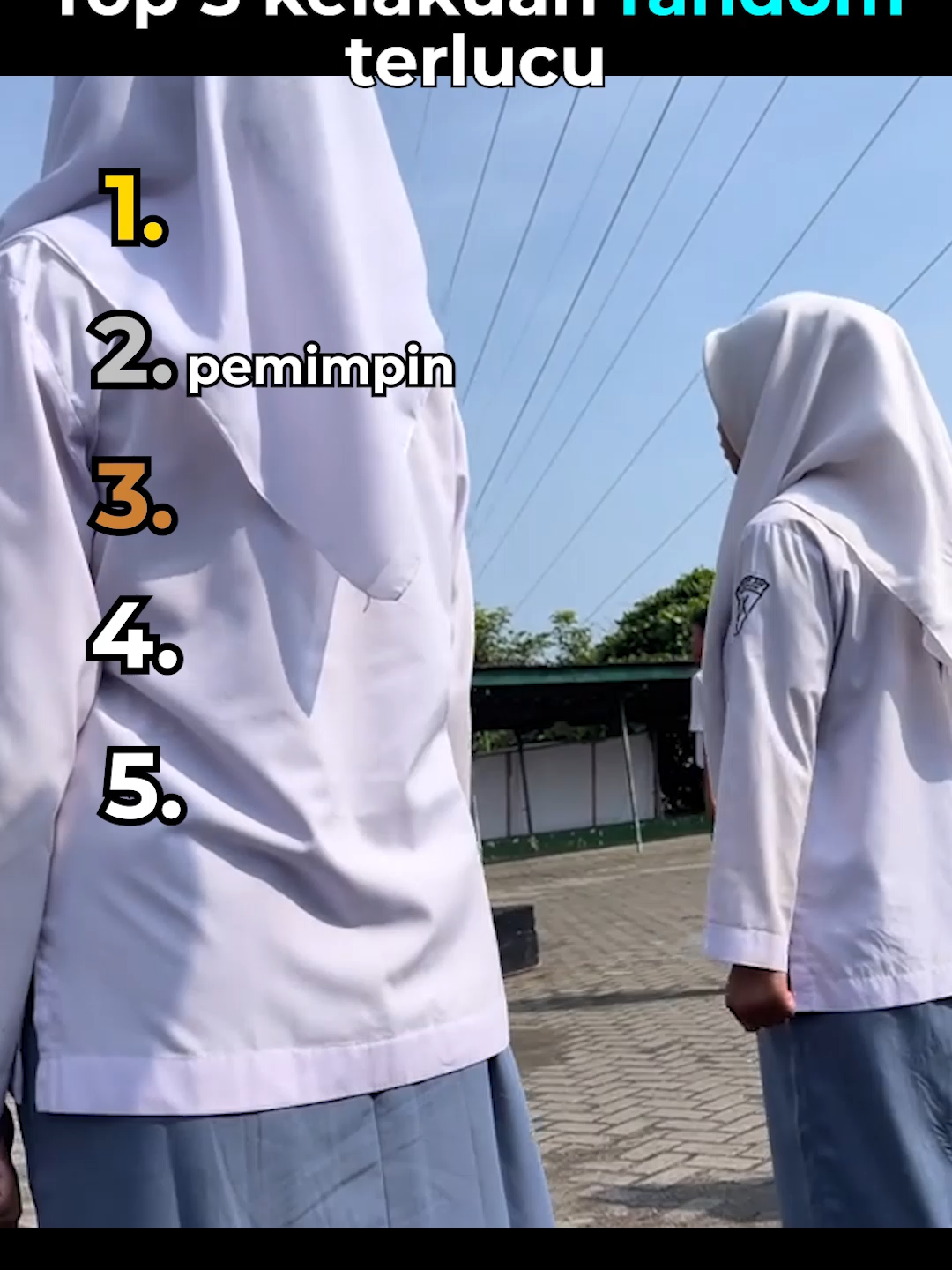 Top 5 kelakuan random terlucu🤣#fyp