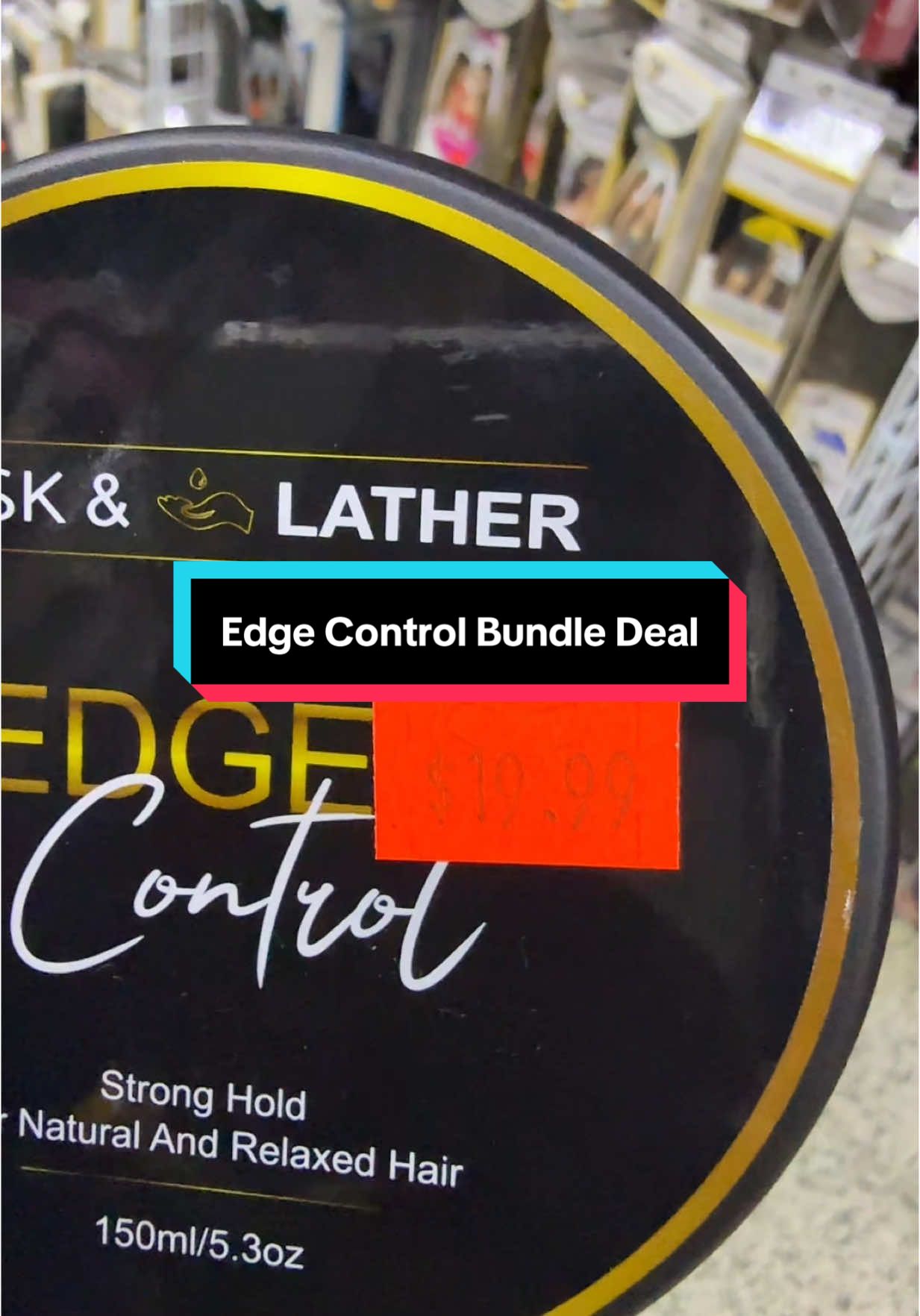 Get TWO Bask & Lather edge control plus free shipping today! #baskandlather #baskandlatheredgecontrol #goodedgecontrol #naturalhair #blackgirlhairstyles #blackgirlhaircare    #tiktokshopcreatorpicks  #SuperBrandDay #superbranddaydealsforyouday #tiktokshopsuperbrandday #dealsforyoudays