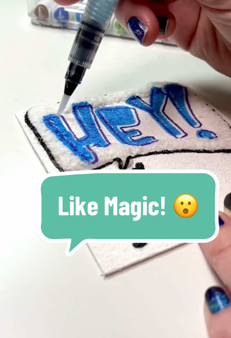Gah this is fun.  Like, REALLY really fun.  @Shuttle Art #shuttleart #magicpaper #foampaper #letteringideas 