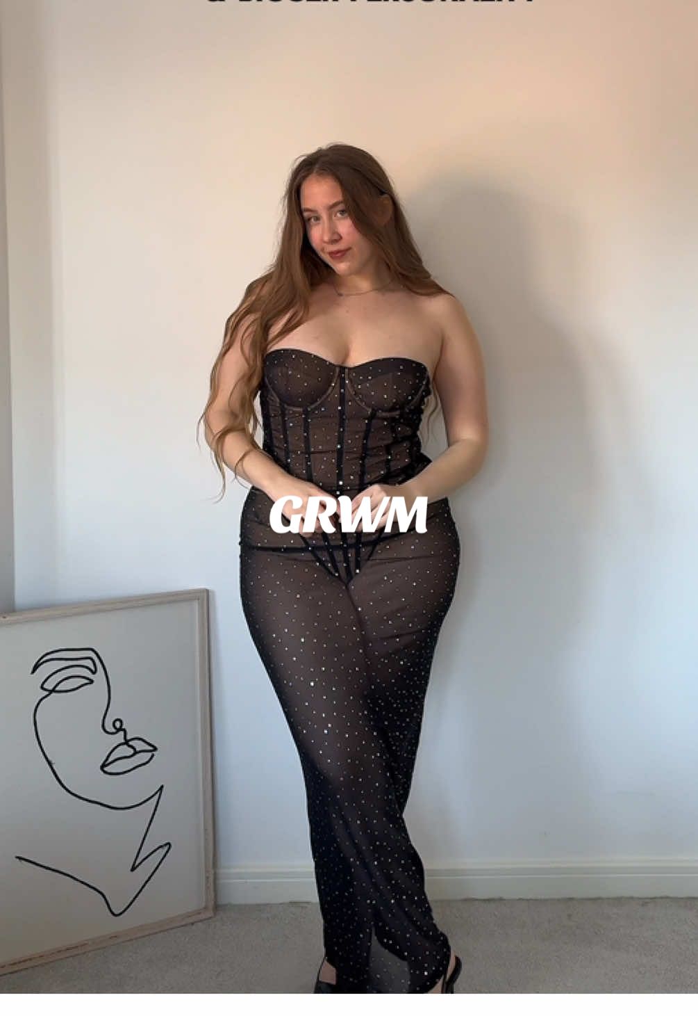 Lets a dress a little extra 🪩💃🏼 #midsizefashion #ootn 