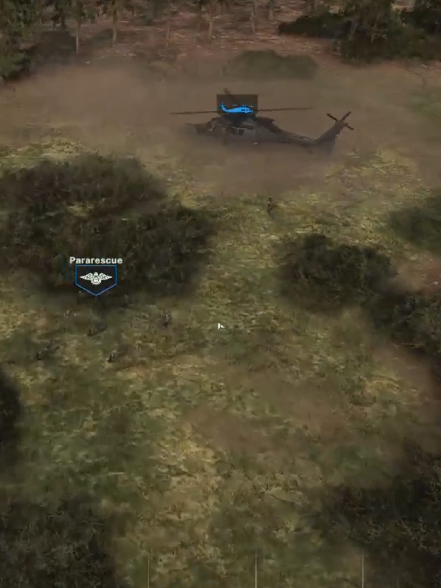 Pararescue saving downed pilot in #BrokenArrow #Game #RTS #Military #PJ #Pilot  -This is a videogame and everything shown is fake!-