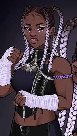 Using our outline braids for Procreate, artist @Breanna creates Zuri’s hair from Fortnite 