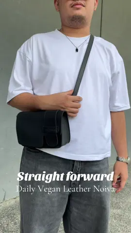 🖤 One bag. All vibes. The Daily Vegan Leather Novia from Straightforward is clean, unisex, and built for your everyday grind. Fits your style — whether you're dressed up or laid back. ✅ Sleek design ✅ Cruelty-free ✅ Daily essential Cop yours now — check out my yello basket! #straightforward #affordable #style #slingbag 