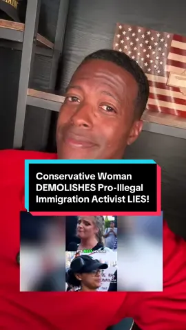 Conservative Woman DEMOLISHES Pro-Illegal Immigration Activist LIES! #illegalimmigration #immigration #ice #iceraids #illegalimmigrants #immigrants 