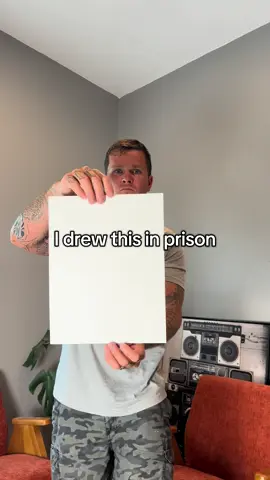 I drew this in prison. #fyp #prison #art #drawing 