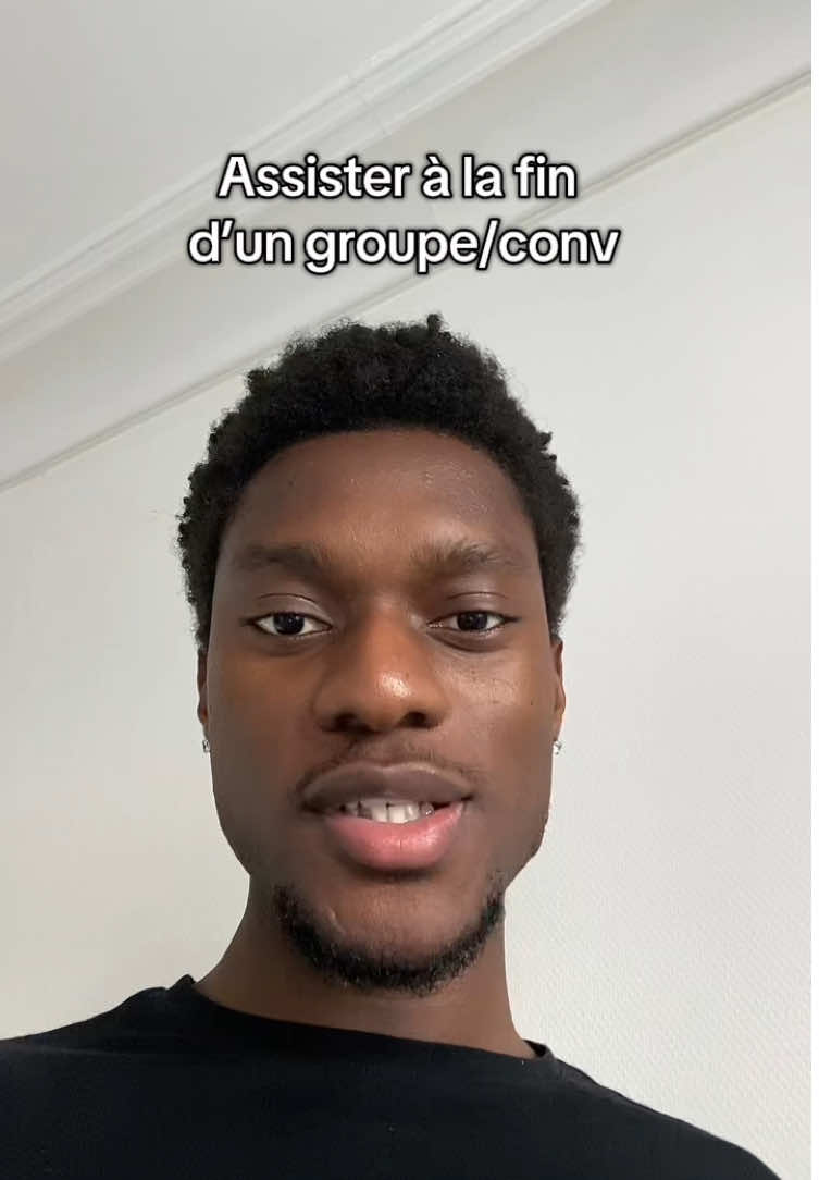 Assister à la fin d'un groupe ou d'une conv #pourtoi #groupe #conv 