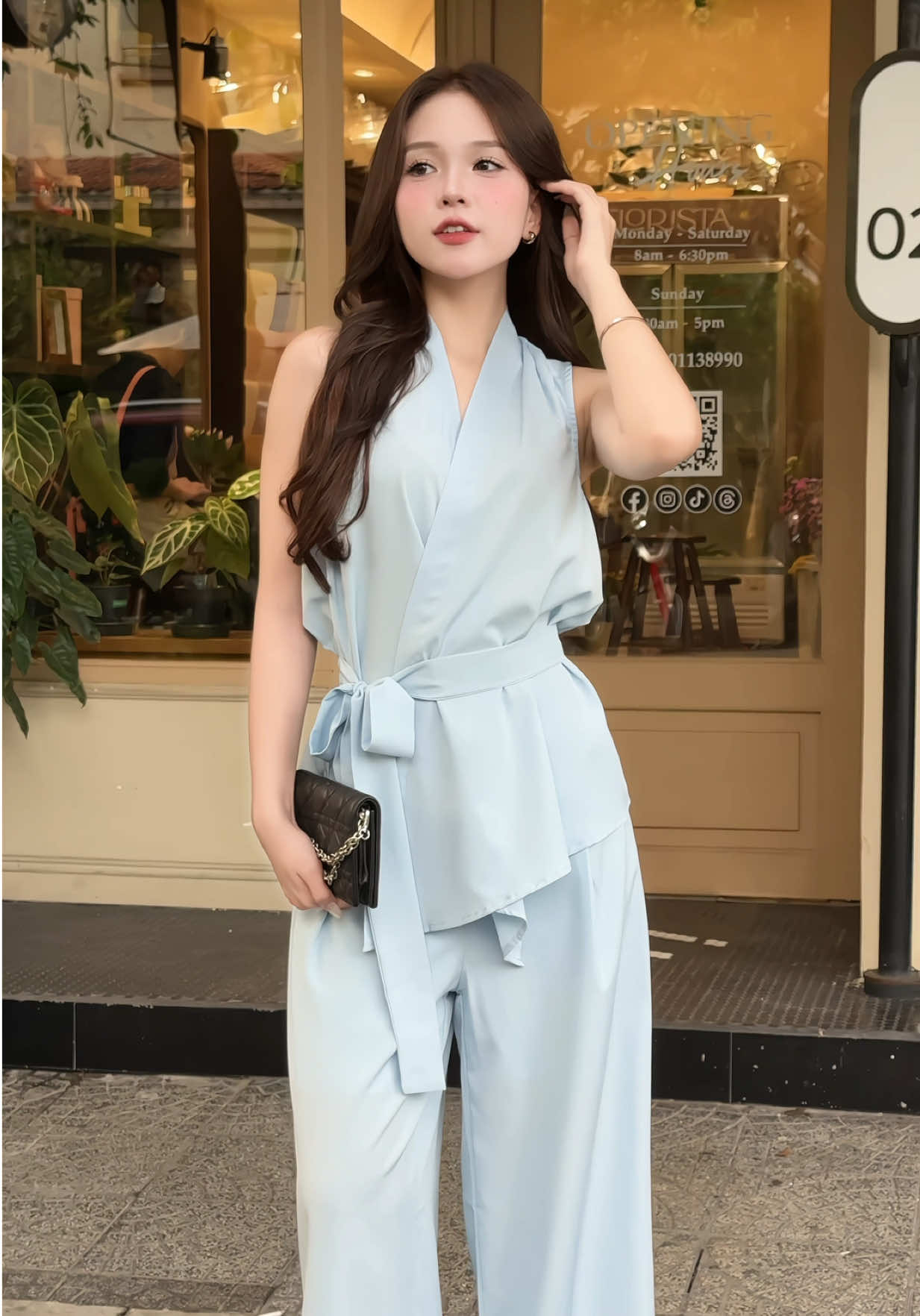 Set đồ đơn giản nhưng mà có gu nhaa #trending #xuhuong #summervibes #viral #phoidoxinh #fyp #beachvibes #setxinh #chualanh 