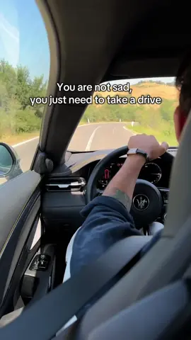 No thoughts, just winding roads  #Maserati #CarsOfTikTok #LuxuryCars #CarSpotting #MaseratiGranturismo 