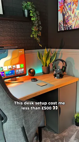 Built this desk setup for under £500 👀 Clean, minimal & everything I need to get stuff done. Watch till the end for the full breakdown 👇 🧠 Want more budget setup tips? Hit that follow & stick around! I’m just getting started. 💬 Drop a comment if you’re building your own! #desksetup #budgetsetup #wfhsetup #minimaldesksetup #workspacegoals #productivitysetup #under500setup #uksetup #deskcheck #setupinspo #homeofficesetup #cleansetup #aestheticsetup #tiktoksetup #deskbuild #foryou