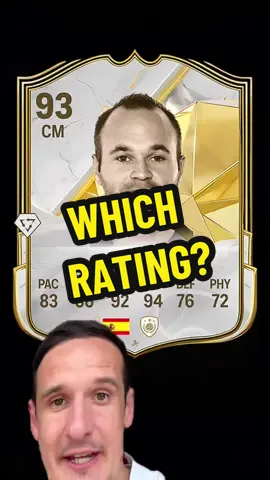 Which rating will Iniesta be in FC26?? #iniesta 