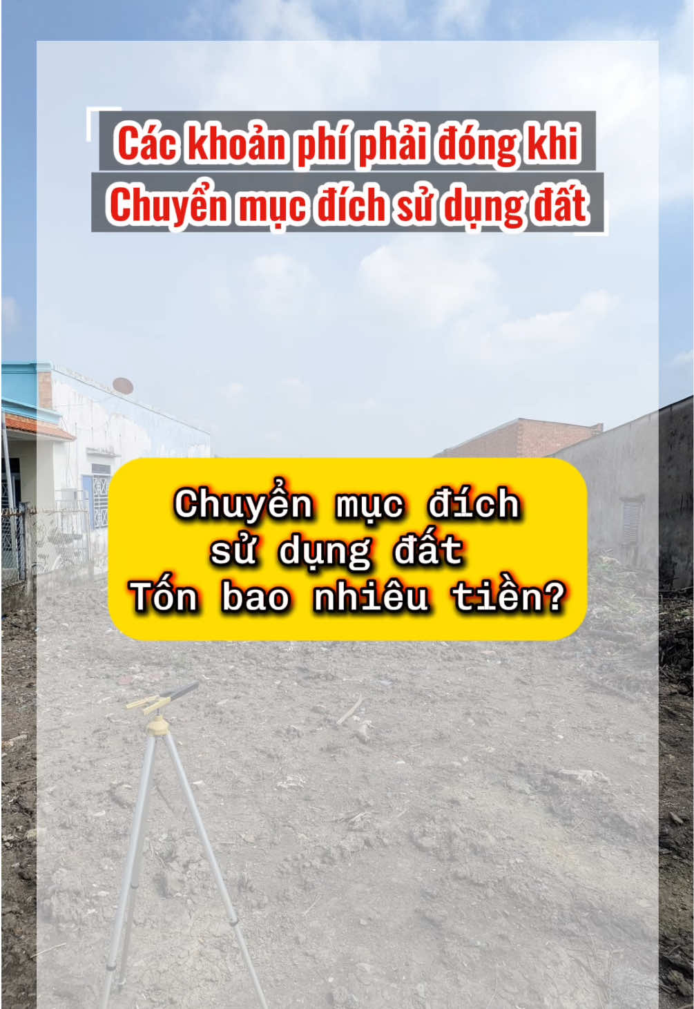 Đừng vội xin chuyển mục đích nếu chưa biết những khoản phí này! #chuyenmucdichdat #nhadatbinhchanh #nhadatbinhtan #datdai #dichvunhadat #thutuchanhchinh #xuhuong 