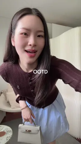 Outfit of the Day #outfitinspo #แต่งตัว #แต่งตัวให้ดูแพง #แฟชั่นผู้หญิง #hermeskelly20 #hermeskellymini #oldmoneyoutfits 