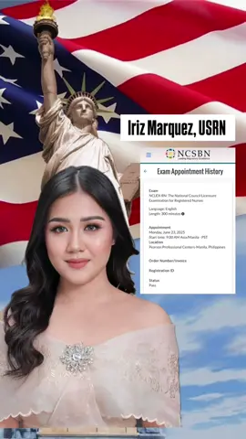 Im still in awe 🥹 stopped at 86 and passed the NCLEX! From dreams to reality my American dream is finally happening 🇺🇸🩺 To my beloved family, I dedicate this achievement to y’all! #USRN #nclex #nclexprep #nclexreview #nclextips #nclexjourney #usrn🇺🇸 #RN #nurse #nursetok #fyp  IRIZ MARQUEZ, USRN