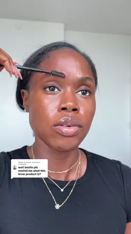 Replying to @jewell_samone figured I’d give the whole #browroutine  - benefit clear brow gel +  @Anastasia Beverly Hills brow pen in ebony 