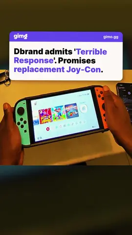 Looks like they realized that they dropped the ball a bit. Checkout the dbrand subreddit for more details of your affected. #switch2 #dbrand #nintendoswitch2 #switchaccessories 