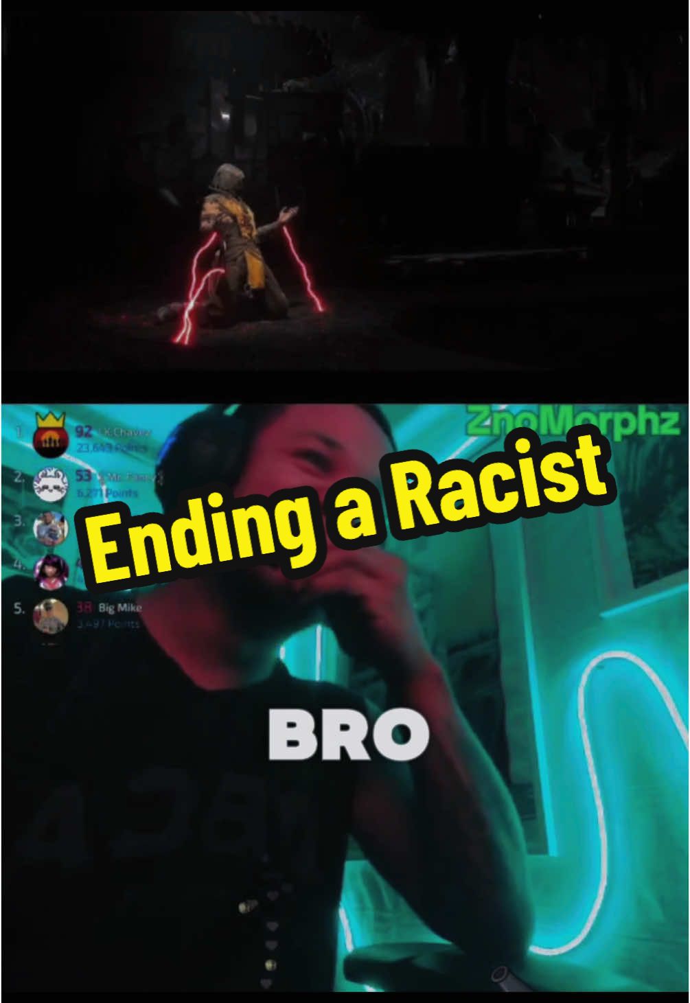 Had to end his racism😤  #racist #mortalkombat1 #toxic #fyp #streaming 