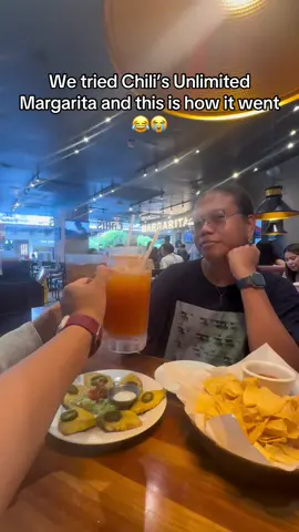 Tried @chilis_philippines Unlimited Margarita for ₱350 per head only! how did it go????? @estudentetser #foryou #tiktokph #fyp #chilis #margarita #chilisphilippines 