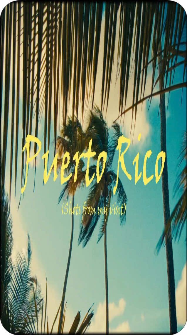 Couple of shots I put together on vacation in Puerto Rico 🇵🇷🏝️ #puertorico #cinematograpghy #vacation 