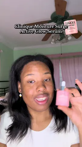 this serum is a game changer @Clinique #giftedbyclinique #moisturesurge #skincare #glowserum #glowyskin #glassskin #fyp 