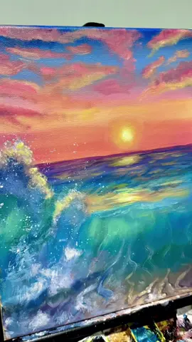 Tried something new with texture paint and a dreamy sea scene 🌊 Definitely one for your next sip and paint night or just a fun way to unwind with acrylics. #paintingacrylic #Texturepaint #sipandpaintideas #paintingactivities #commissionpainting #Acrylicpaintingseatutorial 