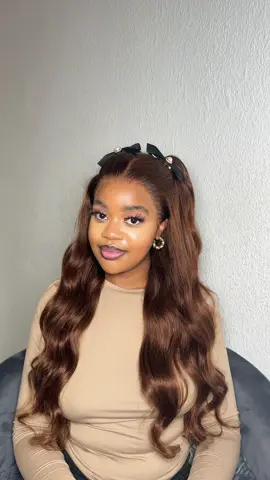 Uhmmm this color! 🐻🤎 @Cumase Hair Hair details:  13x6 26inch Chocolate brown bodywave wig only $119, hair link in bio to shop #cumasehair #bodywavewigs  #bodywavewig #bodywavehair #amazonwig #amazonwigreview #chocolatebrownwig #chocolatebrownhair #wigstyling #wigstyle #wighairstyles 