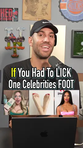 Which Celebrity’s Foot Would You Lick If You Had To? #fyp #lick #celebrity #dualipa #feet  #zendaya 