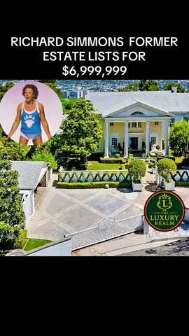 Just listed 👀✨ The iconic Richard Simmons Estate above the Sunset Strip! 1937 NeoClassical Colonial 🏛 | Half-acre gated compound | 4-room primary suite + private gym 🏋️‍♂️ | Music room, Palladian windows, pool house + more 💎 Own a piece of Hollywood history… or build your next masterpiece. #LuxuryRealEstate #SunsetStripMansion #HollywoodEstate #DreamHome #RichardSimmonsEstate #ArchitecturalGem #RealEstateGoals #CelebrityHomes 
