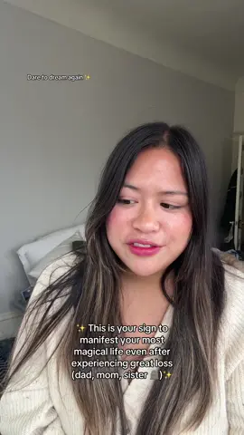 After I lost my parents & sister I stopped dreaming, I stopped envisioning what my life would look like because everything had changed — I never prepared for this kind of epic heartbreak. It felt unsafe to dream of a world being a happy place again — but I’m working on it ✨✨ #manifest #griefjourney #griefandloss #chatgpt #magic #magicallife #asktheuniverse #griefjourney 