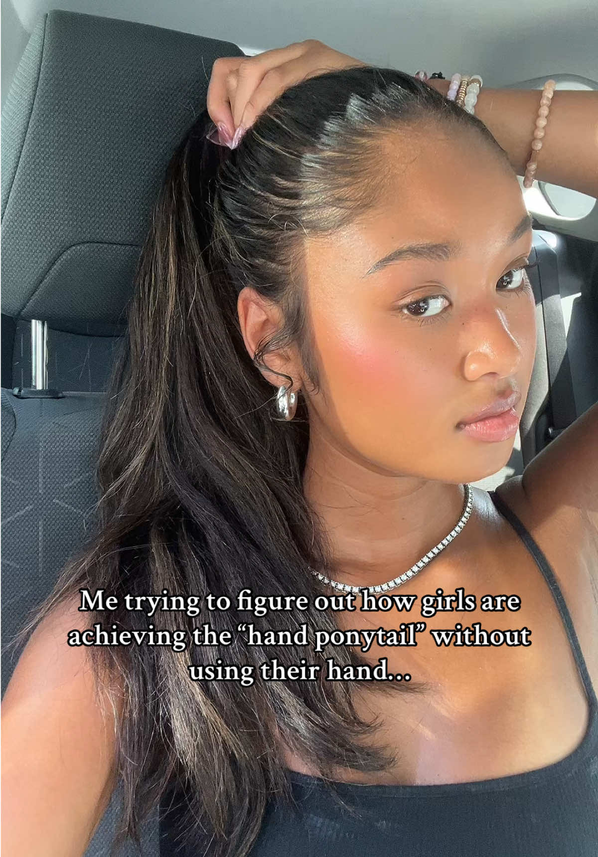 how are yall getting the perfect pony🥹😭 #ponytailtutorial #hairtutorial #blasianliv #trending @Dae Hair 