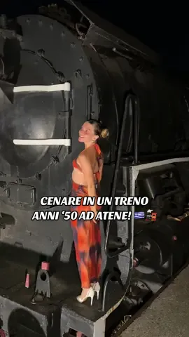 Un ristorante in un treno… ad Atene! - Treno Rouf Wagon Restaurant 🚂🍽️ 