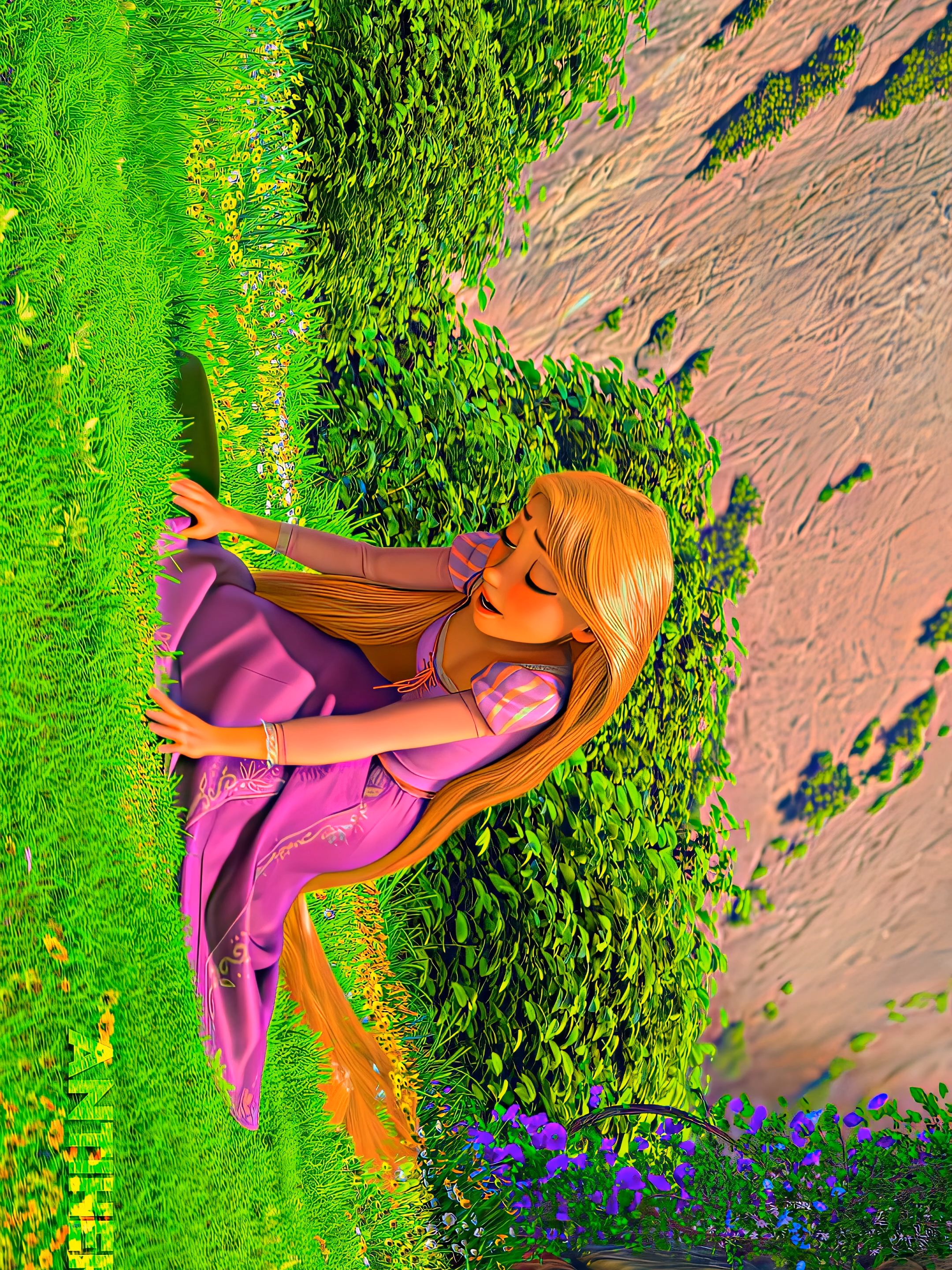 The beauty of Rapunzel #tangled #tanglededit #rapunzel #rapunzeledit #cartoon #fyp #goviral #aesthetic #aesthetics #120fps #4k