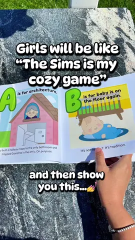 It’s me, I’m girls.  That is why I made “L is for Ladderless Pool” … available on Amazon.  #thesims 