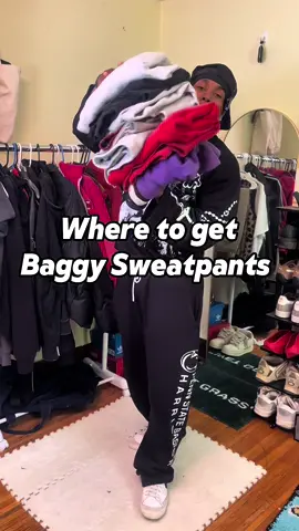 where to buy affordable baggy sweatpants 🙌 what brands did i miss? #fashion #streetwear #sweatpants #clothingbrands #fyp 