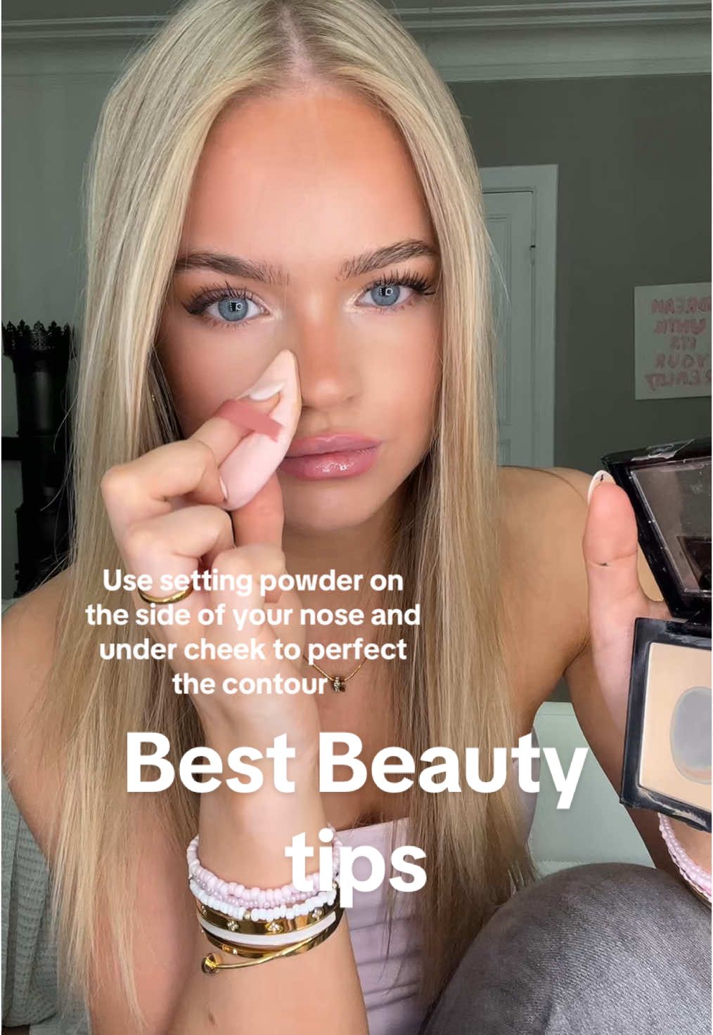More of my best Beauty tips! 💕#makeuptok #beautytips #beautyhacks #makeupessentials #makeuphacks #flawlessmakeup 
