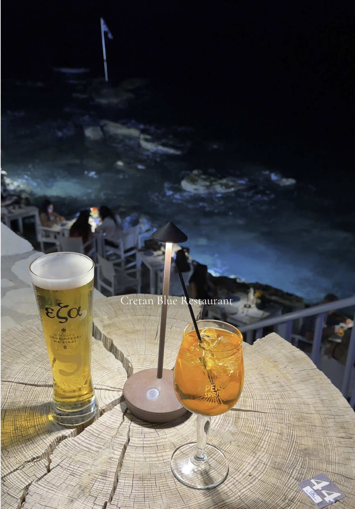 📍 Cretan Blue Restaurant . The best restaurant in Hersonissos #greece🇬🇷 #travel #fyp #cretanbluerestaurant #crete #grecia #mare 