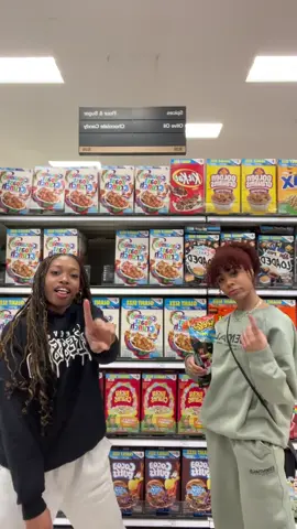cookin in the cereal aisle?? 🔥 via @makaylawaddey_