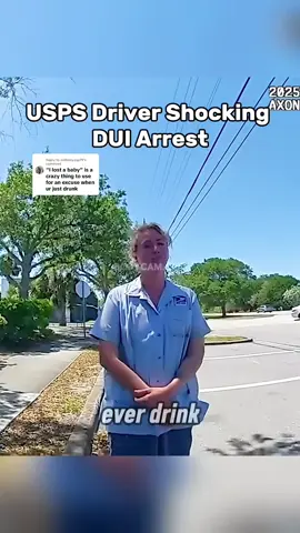 Replying to @anthony.ray79 The woman  further explained that she was delivering mail at a house that had a 50th birthday party going on and that’s why she is in her current state. Do you think she had more than what she is saying? #bodycamera #fypツ #policevideos 