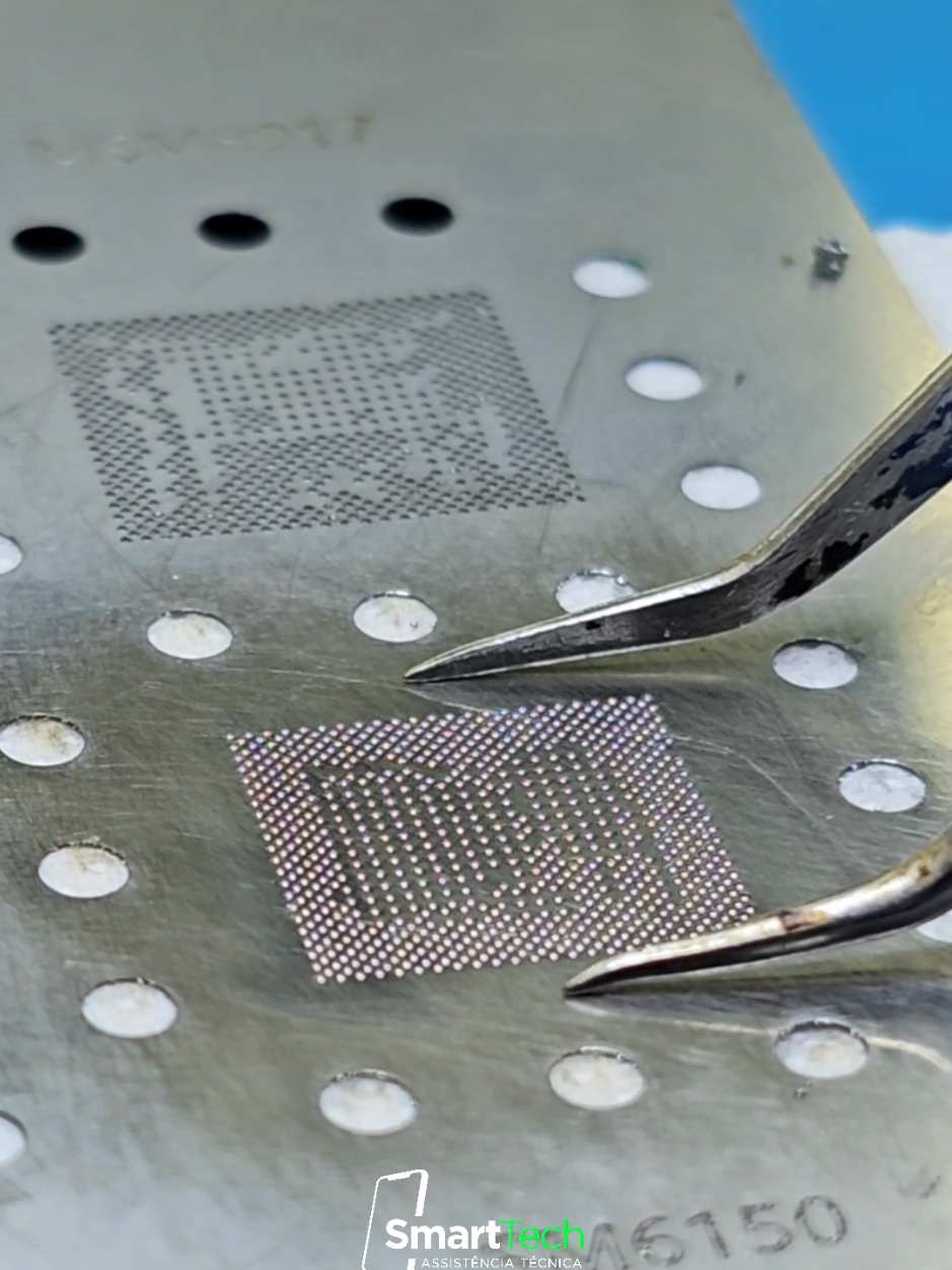 Reballing CPU Xiaomi Redmi Note 10 #reballing #microsoldagem #microsoldering #consertodecelular #xiaomi #SmartTechFortaleza 