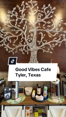 Good Vibes Nutrtion Cafe 📍 112 S Broadways Ave Tyler, Texas ☎️903-570-8819 🧋Specialty Teas, Coffee, Shakes 🥪 Sandwiches  🧁 Desserts 👘 Various Vendor Booths 📖 Room Rental 🖼️ Art Gallery  🛜 Free WiFi  🧩 Board Games  😍 Friendly Staff #eventspace #rental #boardgames #cafe #familytime #familyfriendly #artgallery #vendor #tea #coffee #fyp #fypage #texas #easttexas #etx #tylertexas #tylertx #thingstodo @goodvibesnutritioncafe 