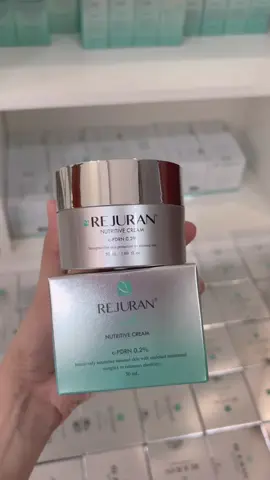 Rejuran nutritive cream review 🩵 #fypシ #fyp #skincareroutine #everyone #rejuran 