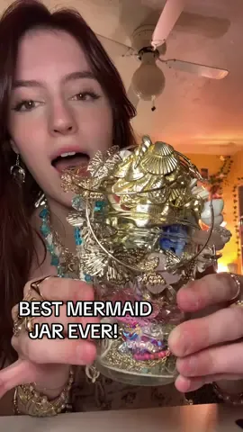 THANK YOU shinystash1 on depop! OBSESSED #jewelry #mermaid #jewelrytok #jewelrybusiness #SmallBusiness #trend #aesthetic #mysterybox #mysteryjewelry #mysteryjar #mysteryjewelryjar #jewelryjar #asmr #jackpot #mystery #vintage 